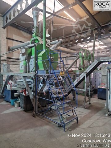 Linia granulatora + system zasysania Guidetti Srl WirePro3000