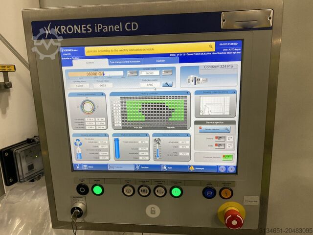 Krones-Linie completă de îmbuteliere 54.000 sticle/oră Krones 54.000 Bph Water bottling Line