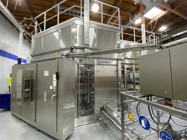 Krones-Linie completă de îmbuteliere 54.000 sticle/oră Krones 54.000 Bph Water bottling Line