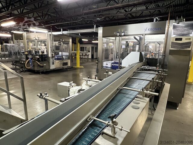 Krones-Linie completă de îmbuteliere 54.000 sticle/oră Krones 54.000 Bph Water bottling Line