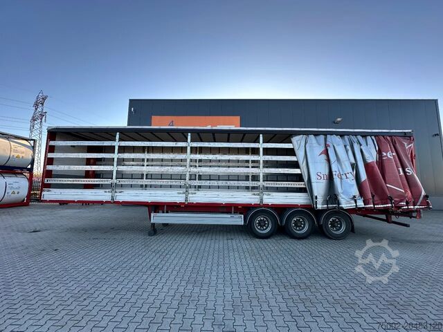 Prelate glisante Pacton alu zijborden + planken, hardhouten vloer, NL-t...