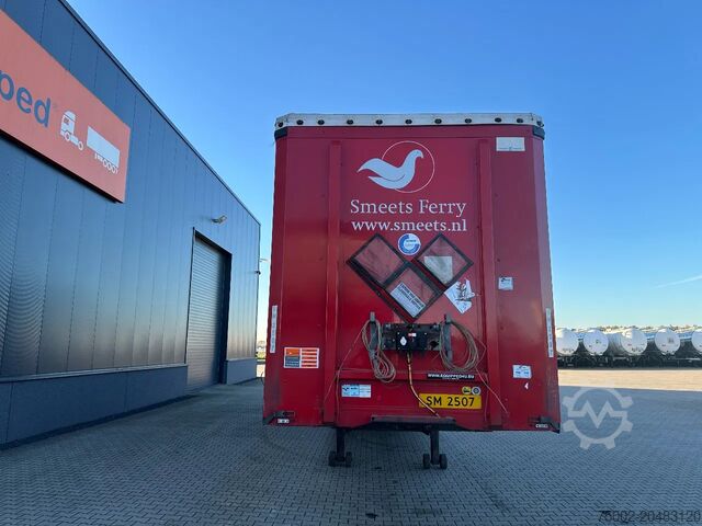 Prelate glisante Pacton alu zijborden + planken, hardhouten vloer, NL-t...