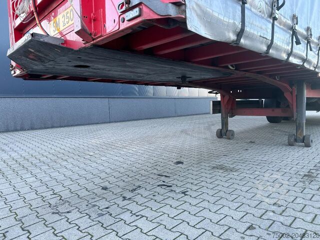 Prelate glisante Pacton alu zijborden + planken, hardhouten vloer, NL-t...