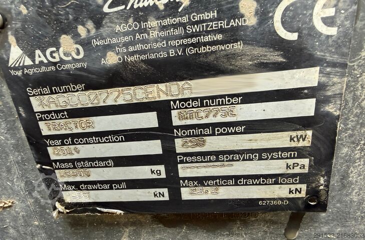 Trattore Challenger MT775E / LIKE NEW!