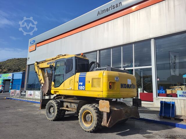 Escavatore gommato Komatsu PW180-7K