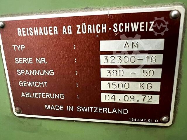 Surface grinding machine REISHAUER AM