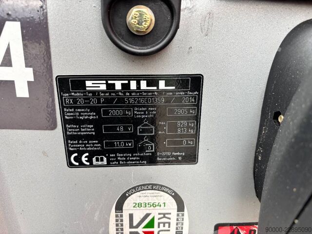  Still RX 20-20 2000kg TIPLO / Sideshift
