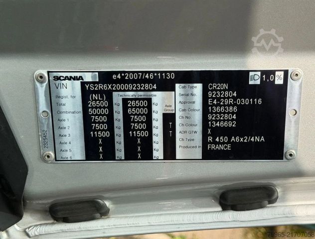 Standard nyergesvontató SCANIA R450 N333