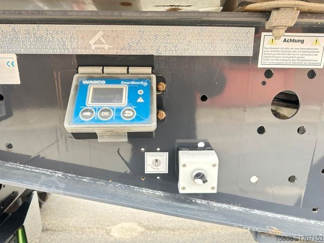 Billenős félpótkocsi LANGENDORF SKS-HS 24/30 Stahl 26m³ elektr Verdeck Lift