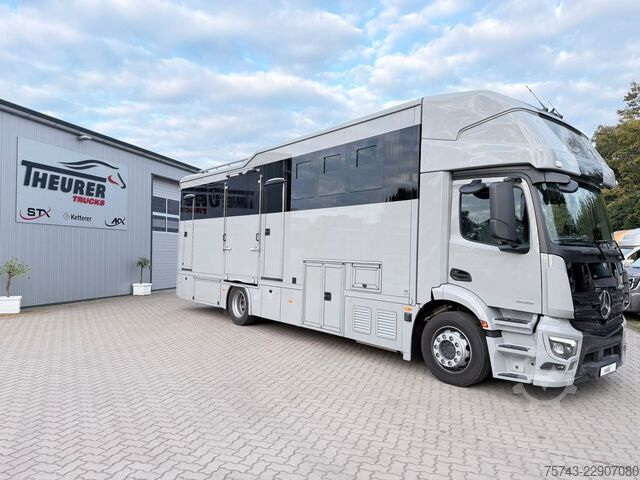 Kreaturvogn MERCEDES-BENZ ACTROS 1835  5 Pferde POP-OUT,  Neu