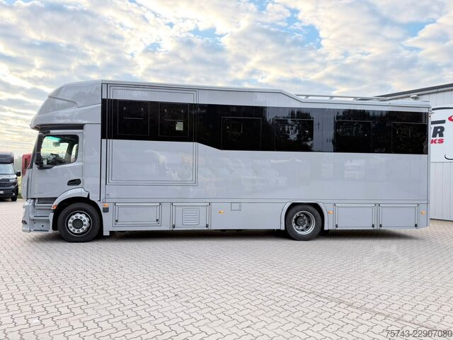 Kreaturvogn MERCEDES-BENZ ACTROS 1835  5 Pferde POP-OUT,  Neu