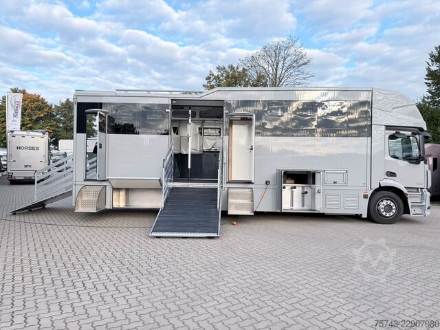 Kreaturvogn MERCEDES-BENZ ACTROS 1835  5 Pferde POP-OUT,  Neu