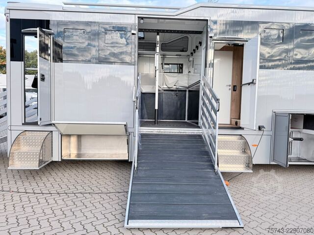 Kreaturvogn MERCEDES-BENZ ACTROS 1835  5 Pferde POP-OUT,  Neu