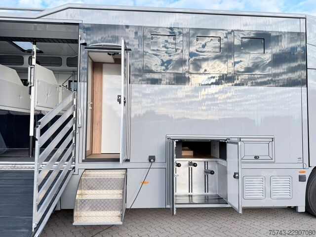 Kreaturvogn MERCEDES-BENZ ACTROS 1835  5 Pferde POP-OUT,  Neu