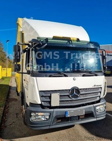 Flatbed truck with tarp MERCEDES-BENZ Atego 1224 / AHK / 7,2m + LBW