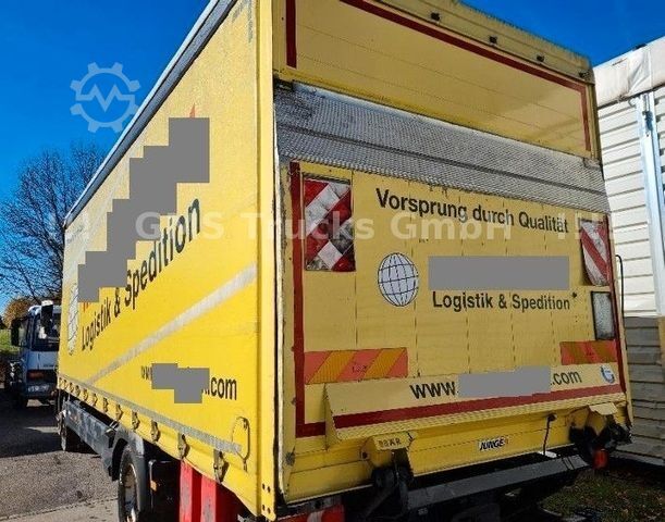 Flatbed truck with tarp MERCEDES-BENZ Atego 1224 / AHK / 7,2m + LBW