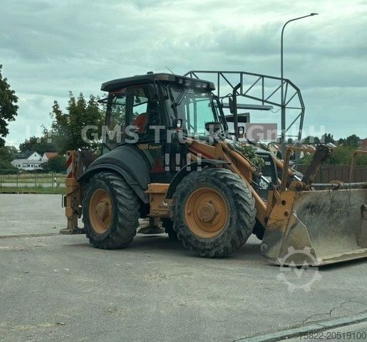 Backhoe loader CASE 695 / Baggerlader Skip / German 1. Hand