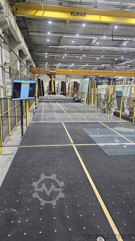 Máquina de fabricação de vidro isolante Lisec Cutting line