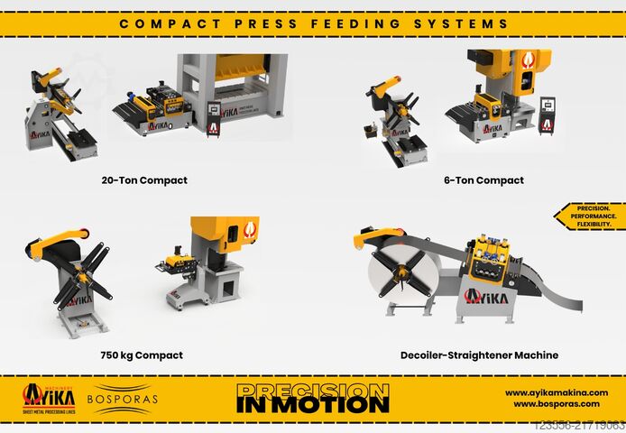 Färdiga kompletta spolanläggningar för bearbetning (turnkey coil processing lines) BOSPORAS MACHINERY | AYIKA CTCP-Series