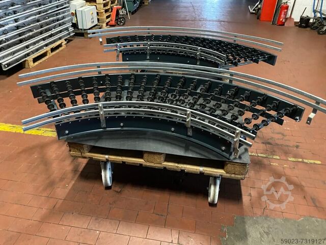 Courbe de convoyeur à rouleaux, courbe de convoyeur à rouleaux Costo 
