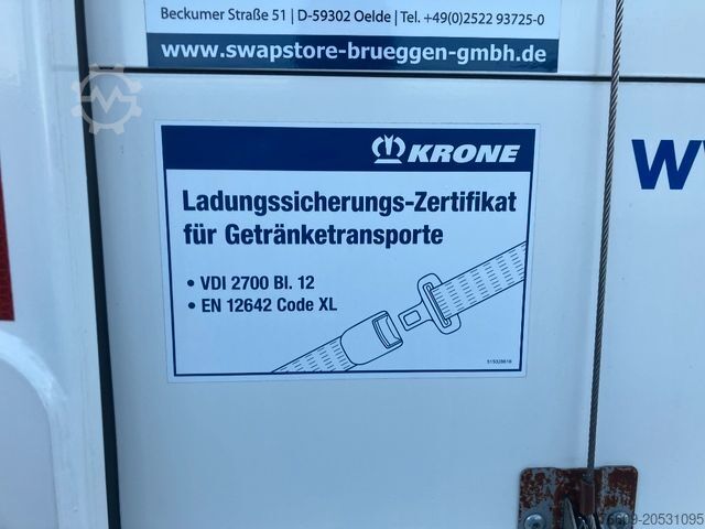 Wissellaadbak oplegger KRONE Wechselbrücke Koffer