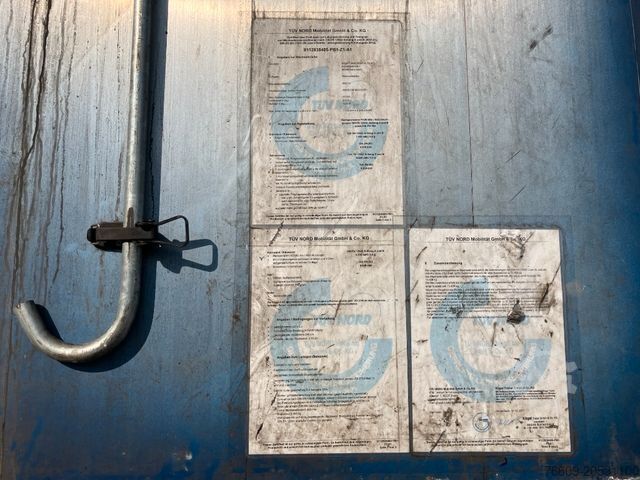 Wissellaadbak oplegger KÖGEL Wechselbrücke Plane