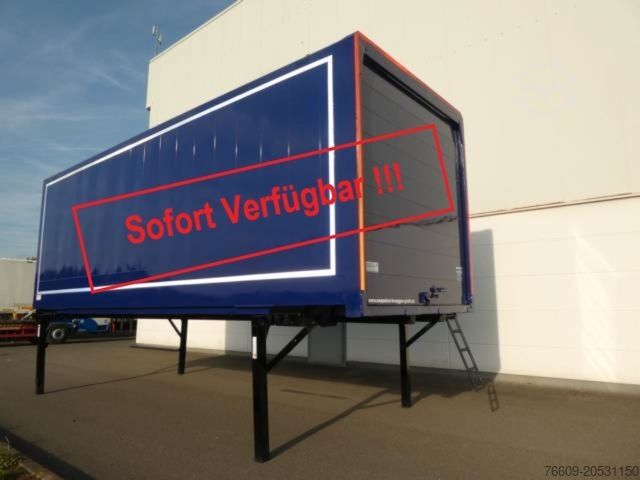 Wissellaadbak oplegger KRONE Heck Alu.- Rolltor