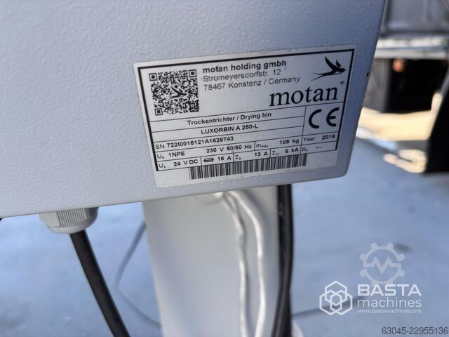 Κεντρικό σύστημα ξήρανσης Motan – LUXOR A 400-E Motan Central Drying System – LUXOR A 400-E