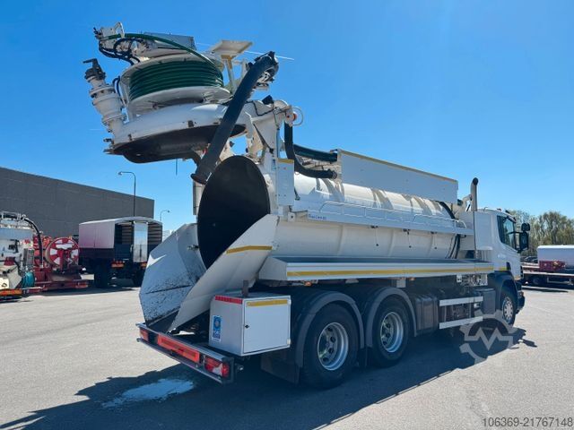 Camión cisterna de vacío SCANIA P360 6x4 Hvidtved Larsen Flexline 312 Euro 6