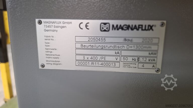 Demagnetiseerapparaat en afzuigtafel MAGNAFLUX ETT-250