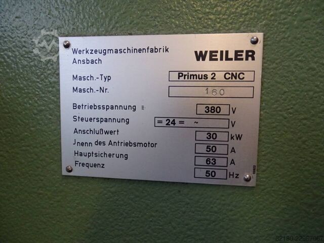 Tour CNC Weiler 
