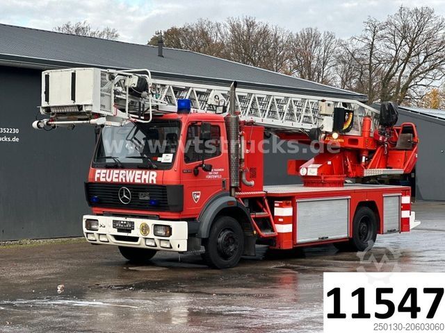 Working platform truck MERCEDES-BENZ 1838 4x2 Feuerwehr,Drehleiter Camiva DLK23/12