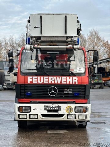 Working platform truck MERCEDES-BENZ 1838 4x2 Feuerwehr,Drehleiter Camiva DLK23/12