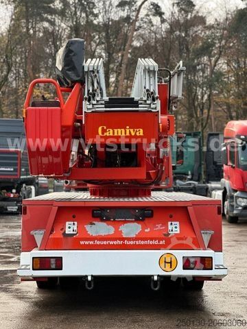 Working platform truck MERCEDES-BENZ 1838 4x2 Feuerwehr,Drehleiter Camiva DLK23/12