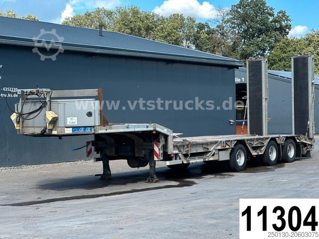 Dieplader oplegger MÜLLER-MITTELTAL TS 3 RM Radmulden Nachlauf-Lenkachse