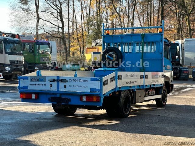 Furgón portacoches MERCEDES-BENZ 814 L 4x2 Auffahrrampen Seilwinde