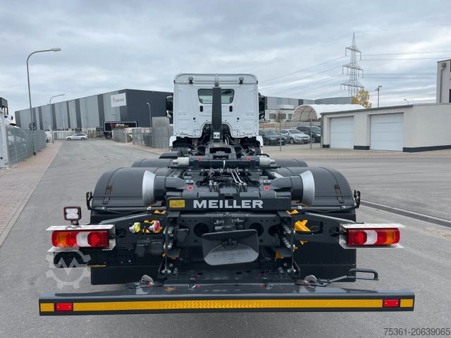 Camión portacontenedores de gancho MERCEDES-BENZ Actros 2546  Meiller  RS 21.70 -MIETE-