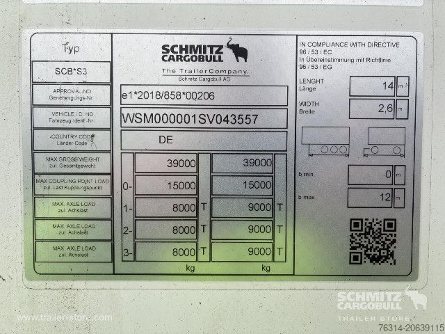 Semirremolque frigorífico Schmitz Cargobull Tiefkühler Mega Doppelstock