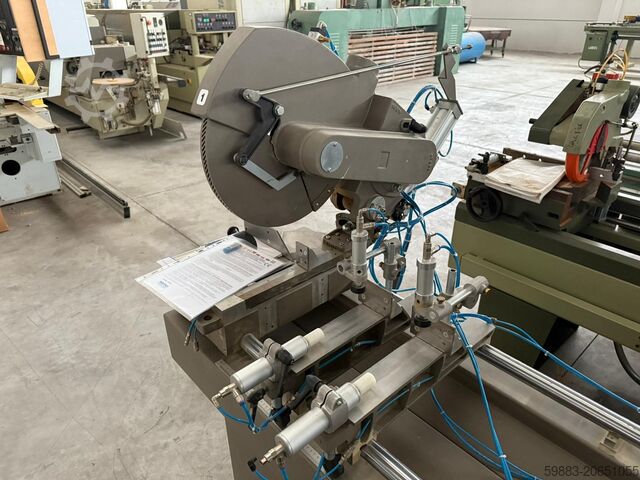 Scie à double arbre pour coupe transversale Pertici 402-IP