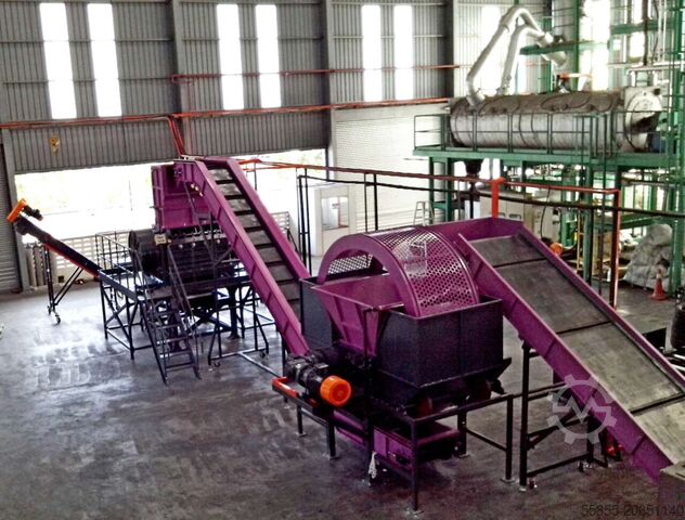 Sistem za reciklažu guma Sečenje guma 3E-GrabTrade Tire Recyclin System