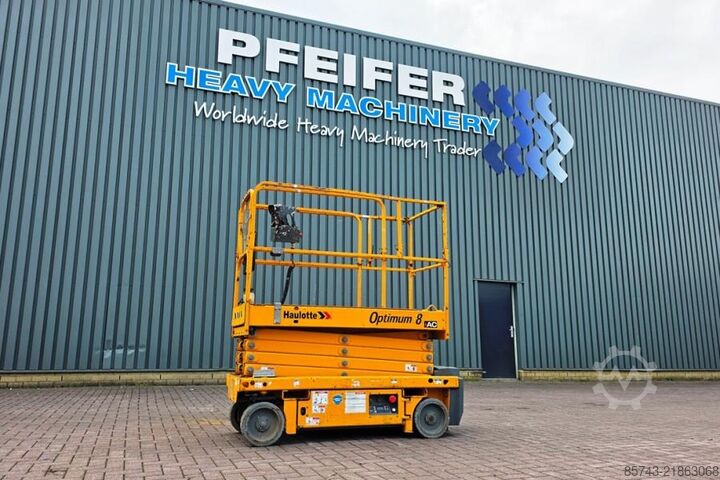 Ascensore a forbice Haulotte Optimum 8 Electric, 7.77m Working Height, 230kg Ca