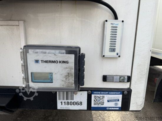 Naczepa niskopodwoziowa KRONE 3-ACHS KüHLAUFLIEGER, THERMO KING, DOPPELSTOCK, BLUMENBREITE MIETAUF MöGLICH