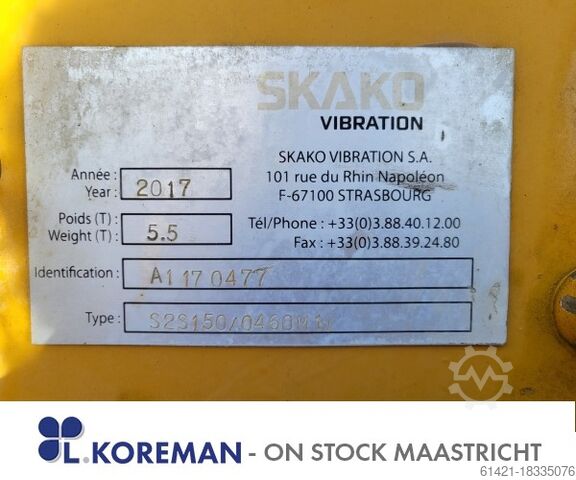 Zeefmachine SKAKO 15/45-2