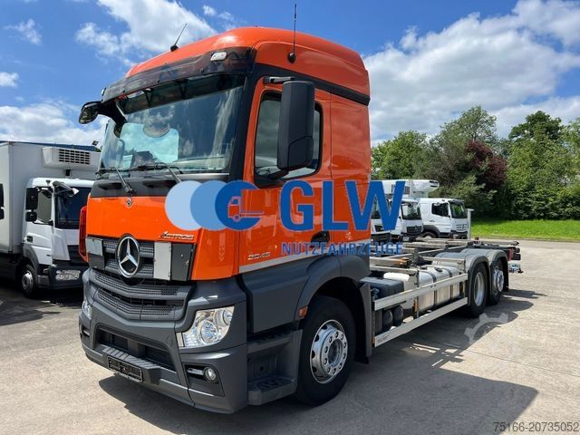 Camion porte-caisses amovibles MERCEDES-BENZ ACTROS 2545 L BDF*Lenkachse+Nebenantrieb+ADR