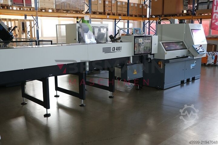Serra circular de metal totalmente automática MEP TIGER 372 CNC LR 4.0 + CB 4001 Magazin