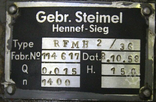 Hydraulische pomp Steimel RFMH2/36