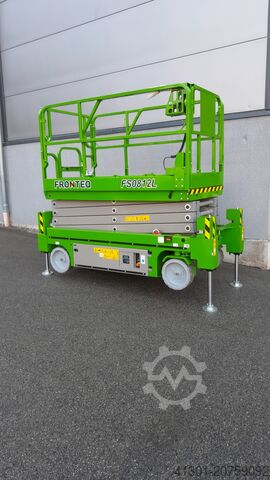Scissor lift with automatic stabilizers FRONTEQ FS0812L