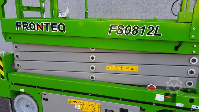 Scissor lift with automatic stabilizers FRONTEQ FS0812L
