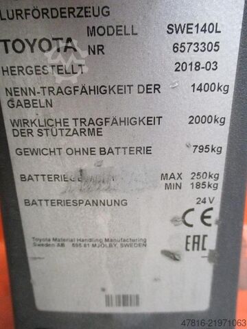 Traspallet manuale TOYOTA SWE140L