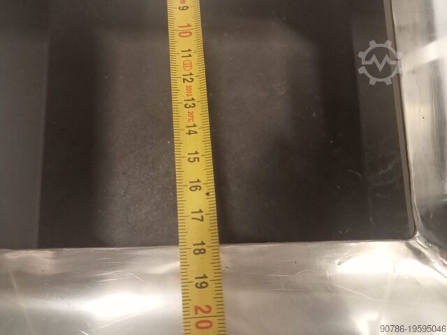 3x mobile stainless steel silos